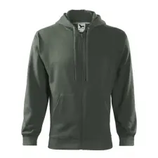 MALFINI, a.s. Trendy Zipper felső férfi sötét palakő 2XL férfi pulóver, kardigán
