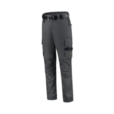 MALFINI, a.s. Work Pants Twill Cordura Stretch munkanadrág unisex sötétszürke 45