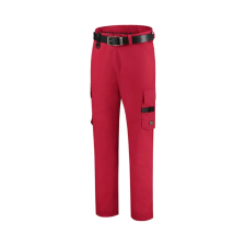 MALFINI, a.s. Work Pants Twill munkanadrág unisex piros 48 munkaruha