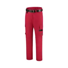 MALFINI, a.s. Work Pants Twill munkanadrág unisex piros 50 munkaruha