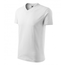 Malfini ADL102 V-nyakú póló (fehér, XXL) Malfini munkaruha