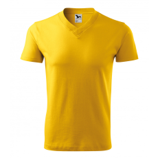 Malfini ADL102 V-nyakú póló (sárga, XXL) Malfini