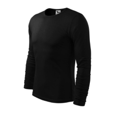 Malfini ADL119 FIT-T Hosszú ujjú férfi póló (fekete, XL) Malfini
