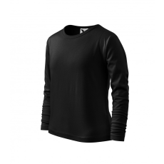Malfini ADL121 FIT-T Hosszú ujjú gyerek póló (fekete, 110 cm/4 éves) Malfini