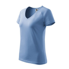 Malfini ADL128 DREAM V-nyakú Női póló (égszínkék, XL) Malfini