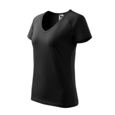 Malfini ADL128 DREAM V-nyakú Női póló (fekete, 3XL) Malfini munkaruha