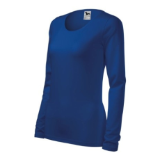 Malfini ADL139 SLIM Hosszú ujjú női póló (királykék, XL) Malfini