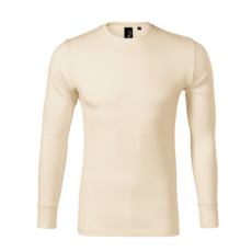 Malfini ADL159 MERINO RISE Merino Gyapjú Hosszú ujjú Férfi Póló (mandulasárga, L) Malfini