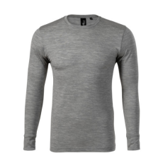 Malfini ADL159 MERINO RISE Merino Gyapjú Hosszú ujjú Férfi Póló (sötétszürke, L) Malfini