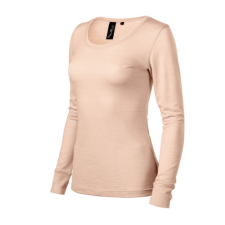 Malfini ADL160 MERINO RISE Merino Gyapjú Hosszú Ujjú Női Póló (cameo, L) Malfini munkaruha