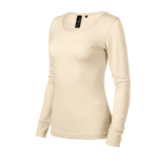 Malfini ADL160 MERINO RISE Merino Gyapjú Hosszú Ujjú Női Póló (mandula, XL) Malfini munkaruha