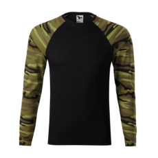 Malfini ADL166 CAMOUFLAGE Terepszínű póló - hosszú ujjú (terepszín zöld, XS) Malfini - KIFUTÓ TERMÉK!!!
