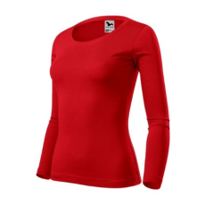 Malfini ADL169 FIT-T Hosszú ujjú női póló (piros, XL) Malfini