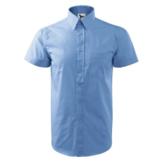 Malfini ADL207 CHIC Rövid ujjú férfi ing (égszínkék, XL) Malfini