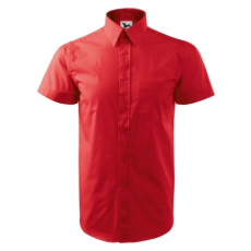 Malfini ADL207 CHIC Rövid ujjú férfi ing (piros, XXL) Malfini