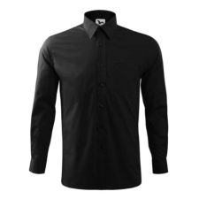 Malfini ADL209 STYLE Hosszú ujjú férfi ing (fekete, XL) Malfini munkaruha