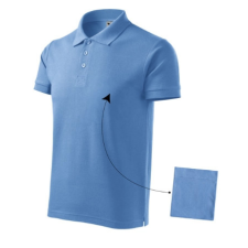 Malfini ADL212 COTTON Galléros férfi póló (égszínkék, XL) Malfini munkaruha