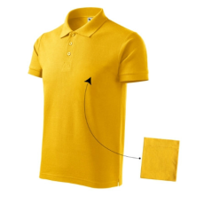 Malfini ADL212 COTTON Galléros férfi póló (sárga, 3XL) Malfini