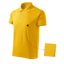 Malfini ADL212 COTTON Galléros férfi póló (sárga, XL) Malfini munkaruha