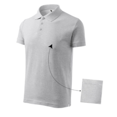 Malfini ADL212 COTTON Galléros férfi póló (világos szürke, XL) Malfini