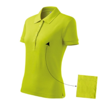 Malfini ADL213 COTTON Galléros női póló (lime, L) Malfini munkaruha