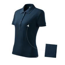 Malfini ADL213 COTTON Galléros női póló (tengerkék, XXL) Malfini munkaruha
