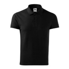 Malfini ADL215 COTTON HEAVY Galléros férfi póló (fekete, XL) Malfini