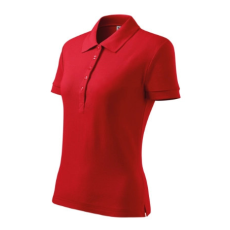 Malfini ADL216 COTTON HEAVY Galléros női póló (piros, L) Malfini