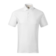 Malfini ADL234 PRIME (GOTS) Galléros férfi póló (fehér, 3XL) Malfini