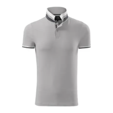 Malfini ADL256 COLLAR UP Galléros férfi póló (ezüst, L) Malfini munkaruha