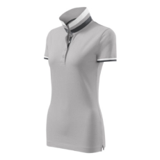 Malfini ADL257 COLLAR UP Galléros női póló (ezüst, XS) Malfini