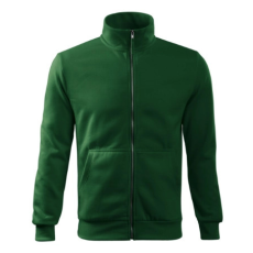 Malfini ADL407 ADVENTURE Cipzáros férfi pulóver (üvegzöld, 3XL) Malfini