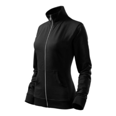 Malfini ADL409 VIVA Cipzáros női pulóver (fekete) Malfini