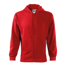 Malfini ADL410 TRENDY ZIPPER Cipzáros férfi pulóver (piros, S) Malfini munkaruha
