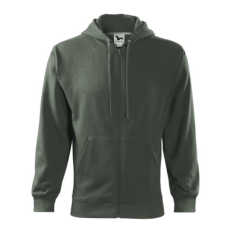 Malfini ADL410 TRENDY ZIPPER Cipzáros férfi pulóver (sötét palakő, M) Malfini
