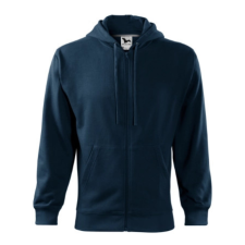 Malfini ADL410 TRENDY ZIPPER Cipzáros férfi pulóver (tengerkék, M) Malfini munkaruha