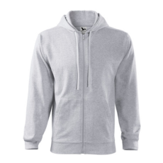 Malfini ADL410 TRENDY ZIPPER Cipzáros férfi pulóver (világos szürke, M) Malfini