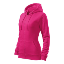 Malfini ADL411 TRENDY ZIPPER Cipzáros női pulóver (bíborszín, M) Malfini női pulóver, kardigán