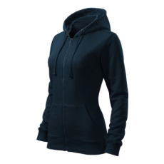 Malfini ADL411 TRENDY ZIPPER Cipzáros női pulóver (tengerkék, L) Malfini