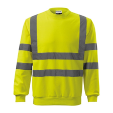 Malfini ADL4V6 HV ESSENTIAL Jól láthatósági pulóver (sárga, 3XL) Malfini láthatósági ruházat