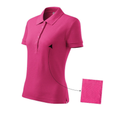 Malfini Cotton galléros póló női bíborszín 2XL