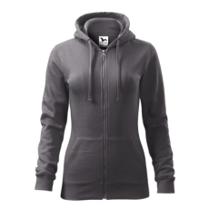 Malfini Felső női Trendy Zipper 411 acélszürke XS méret