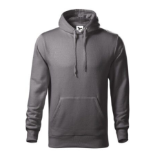 Malfini Férfi kapucnis pulóver, Cape 413, Malfini Grey 3XL férfi pulóver, kardigán