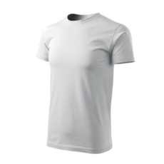 Malfini Férfi póló, Basic Recycled (GRS) 829, Malfini White 3XL