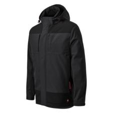 Malfini Férfi téli softshell kabát, Vertex W55, Malfini Ebony Grey 3XL férfi kabát, dzseki