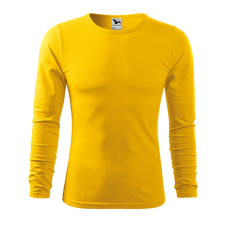 Malfini Fit-T LS póló férfi sárga M munkaruha