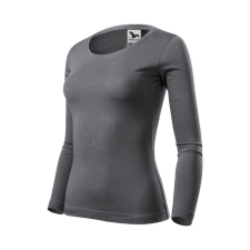 Malfini Fit-T LS póló női acélszürke S munkaruha