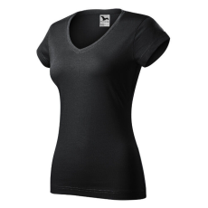 Malfini Fit V-neck póló női ébenszürke 2XL
