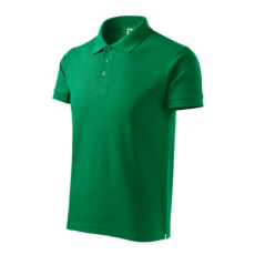 Malfini Galléros póló férfi Cotton Heavy 215 fűzöld XL méret