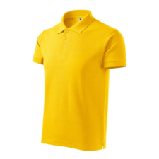 Malfini Galléros póló férfi Cotton Heavy 215 sárga 3XL méret munkaruha